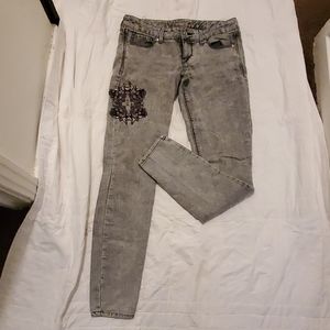 Cute acid washed Jean's!